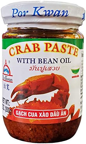 Por Kwan Crab Paste with Bean Oil (2 Pack, Total of 14oz)