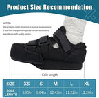 GHORTHOUD Forefoot Off-Loading Post Op Shoe Closed Toe Medical Walking Boot for Broken Toe Orthopedic Foot Brace for Post Bunion Hammertoe Surgery Brace (L)