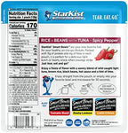 StarKist Smart Bowls Spicy Pepper, 4.5 oz Pouch (Pack of 12) – Features Rice & Beans with Wild Caught Light Tuna