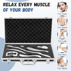 8 in 1 Stainless Steel Gua Sha Muscle Scraper Massage Tool Set IASTM Tools Portable Scraping Tool Physical Therapy Great Soft Tissue Mobilization with Carrying Case