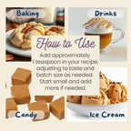 Natural Caramel Extract for Baking, Drinks, Ice Cream and Candy - 2 Oz - Harvest Moon Delights - Caramel Flavoring, Flavor
