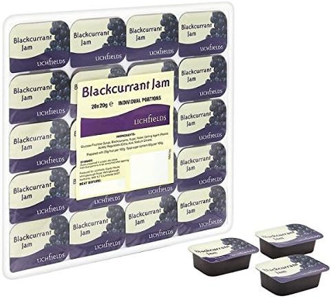 Blackcurrant Individual Jam Portions 20 x 20g