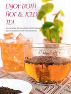 TeeLux Lapsang Souchong Tea, Premium Black Tea Loose Leaf, Chinese Smoked Tea, Caffeinated, 8oz/228g