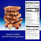 Lindt CLASSIC RECIPE Whole Hazelnut Milk Chocolate Candy Bar, Milk Chocolate Candy, 5.3 oz. (14 Pack)