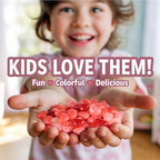Valentines Day Candy – Jelly Hearts – 11 oz Bag of Cherry, Strawberry & Watermelon – Heart Shaped Jelly Candy – Great for Gifting, Party Favors & Everyday Snacking