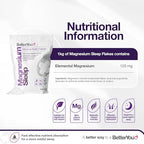 BetterYou Magnesium Sleep Mineral Bath Flakes - Mineral Bath Salts for Muscle Relaxation - Soothing Sore Muscle Soak - Natural Vegan Formula - 2.3 lb