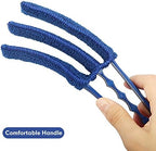 Window Blind Cleaner Duster Brush Kit 2 Pack Brush with 6 Microfiber Sleeves - Blind Cleaner Tools for Window Blinds Air Conditioner Jalousie Dust