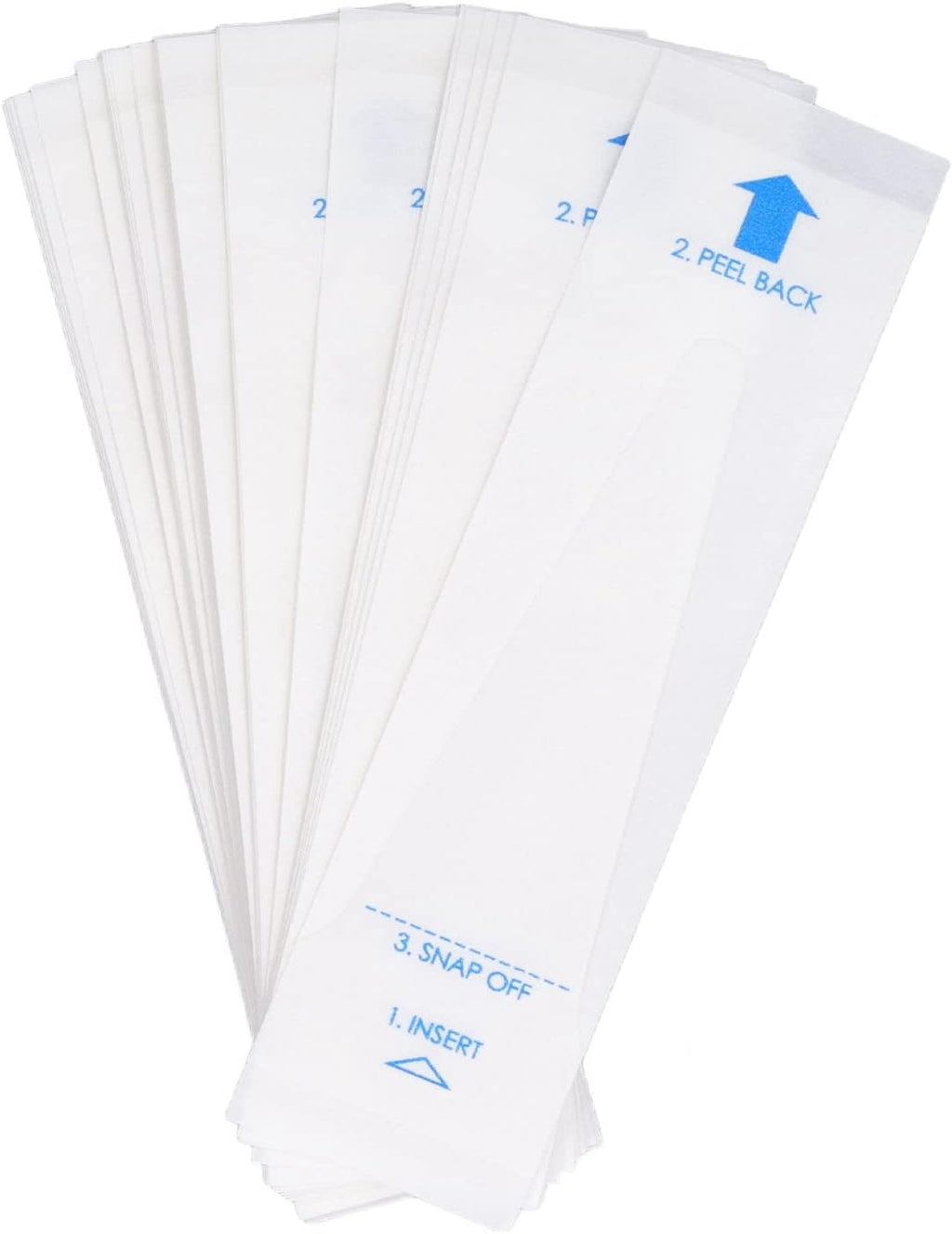 Hilitand 50PCS Disposable Thermometer Probe Cover Set, PE Film Paper 9.5x2.5cm, Accurate for Digital Thermometer, #411, Hilitand3emc6wi8v4