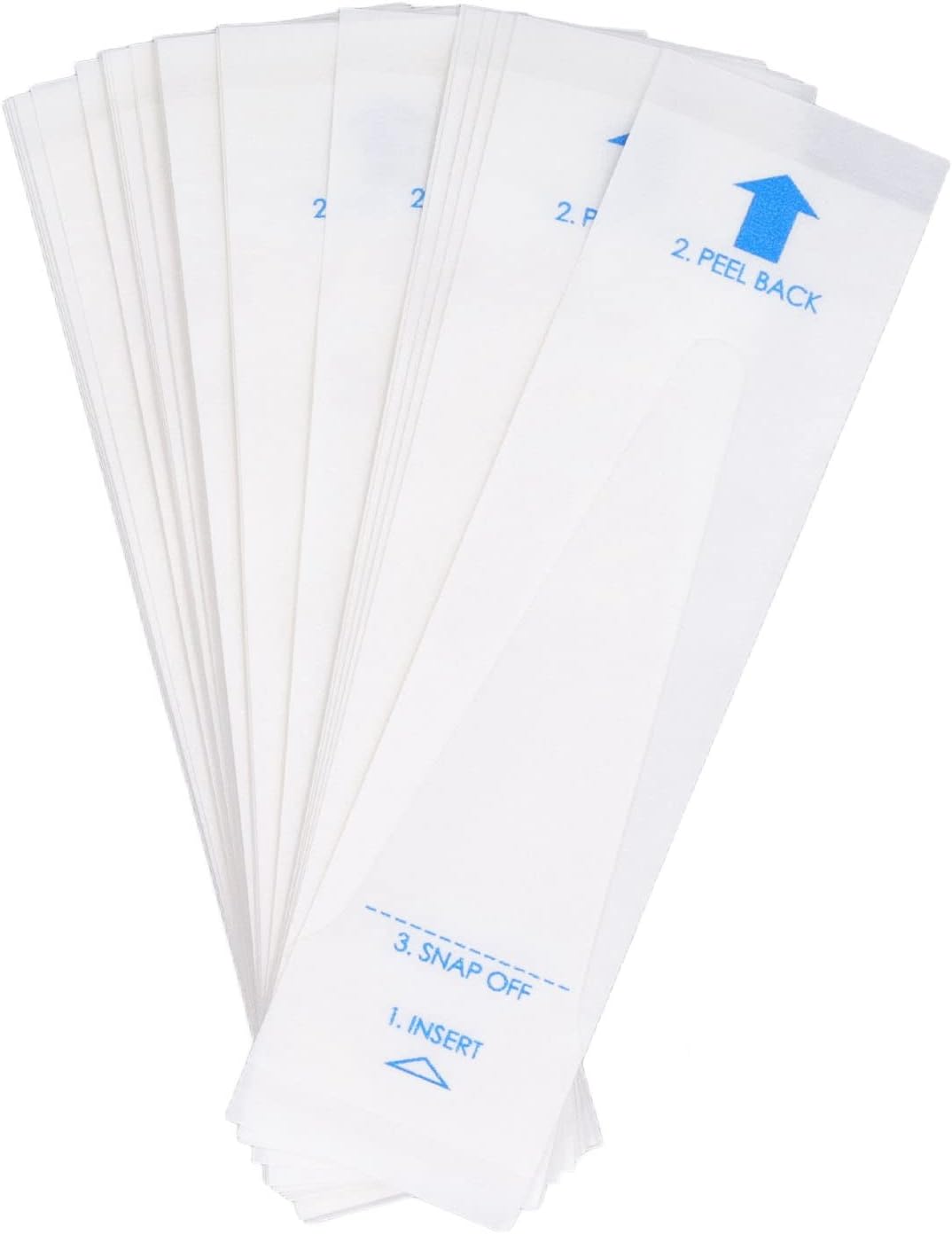 Hilitand 50PCS Disposable Thermometer Probe Cover Set, PE Film Paper 9.5x2.5cm, Accurate for Digital Thermometer, #411, Hilitand3emc6wi8v4