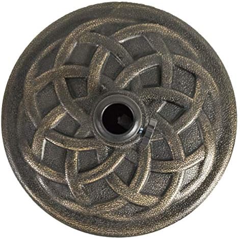 BACKYARD EXPRESSIONS PATIO · HOME · GARDEN 911554 21 Pound Umbrella Base, Bronze