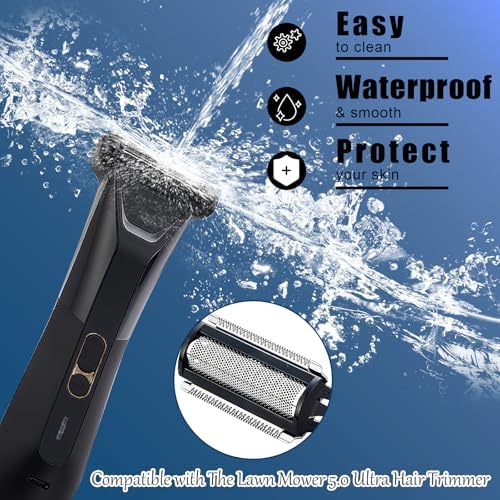 2 Pack Replacement Foil Blade Compatible with MANSCAPED The Lawn Mower 5.0 Ultra Hair Trimmer
