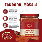 Spicy World Tandoori Masala 1 LB Jar Pack (Bulk Spice) - 16 Ounce - Seasoning - Natural, No Colors Added - Tikka Masala -