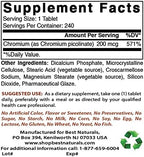 Best Naturals Konjac Glucomannan Root 2000 mg & Chromium Picolinate 200 mcg