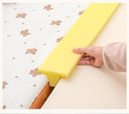 79inch Long T Shape Bed Gap Filler High Density Foam Cut to Any Size,Mattress Extender Twin Bed Connector for Single/Twin/Queen/King Size Bed (2" Gap)