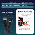 Compression Socks for Women & Men 20-30 mmHg – Circulation Support for Nurses, Travel, Flight, Running & Everyday Wear