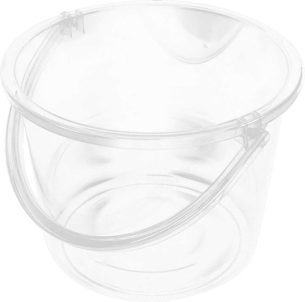Portable Water Bucket Handle Versatile Cleaning and Storage Container for Household Use Easy to Clean for Water Liquids