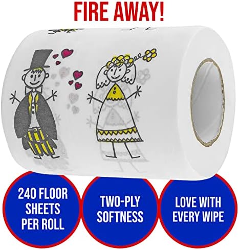 Funny Wedding Gift Just Married Toilet Paper