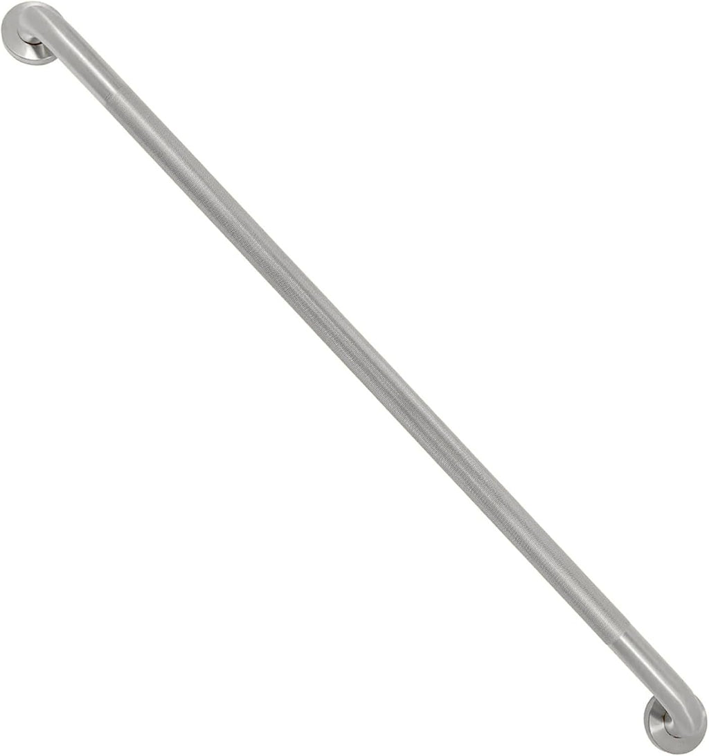 Shower Grab Bar Stainless Steel Bathroom Grab Bar Brushed Nickle 1.25'' Diameter Anti-Slip Textured Heavy Duty Toilet Safety Hand Rail for Seniors Elderly Handicap Balance Handle Bar (40 Inch)