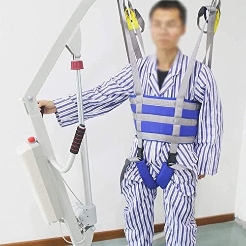 Toileting Hoist Sling, Patient Hoist Lift Sling Equipment for Transfer Paralyzed or Semi-paralyzed Elderly/Disabled from Bed to Commode Toilet