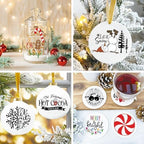 71Pcs Christmas Word Decals Rub on Transfer Stickers for Crafts Vinyl Waterproof UV DTF Christmas Words Snowmans Decals Stickers for Winter Holiday Ornaments Wood Glass Jars Cups Bottle Decor(deer144)