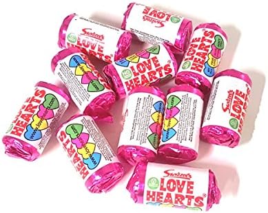 Swizzels Matlow Love Heart Mini Rolls (pack Of 100)