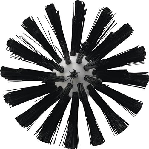 Vikan 5380-103-9 Stiff Tube Brush, Polyester, 3-7/8" x 6-1/2" OAL, Black