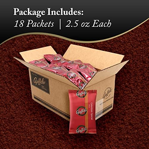 Apffels Colombian Special – Ground, Medium Roast, 100% Arabica Coffee (18 pack – 2.5 oz Each)
