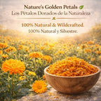 Calendula Herbal Tea – 4 oz (113 g) – Dried Marigold Flower Petals (Flores de Caléndula) – Loose Leaf Herbal Te, Culinary & Topical Use – Wildcrafted, Non-GMO, Gluten-Free – by BexpertsUSA