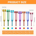 Chakra Tuning Fork Set with Crystals, Weighted Tuning Forks for Sound Therapy, DNA Repair, Meditation, Reiki, Includes Activator, 7 Chakra Tools for Yoga Spiritual Healing