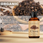 Clove Essential Oils, 100% Pure and Natural Essential Oil for Aromatherapy Diffuser - Clove/1 Fl Oz