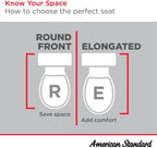 American Standard 5901100SS.020 Heavy-Duty Commercial Elongated Toilet Seat, White