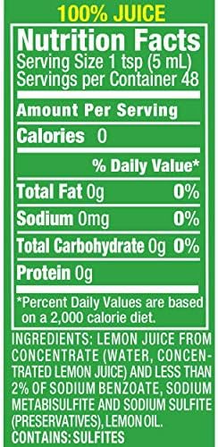 ReaLemon, 100% Lemon Juice, 8 Fl Oz Bottle