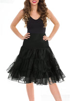 Crinoline Petticoats for Women 50s Vintage Tulle Petticoat Half Slip Tutu Underskirt