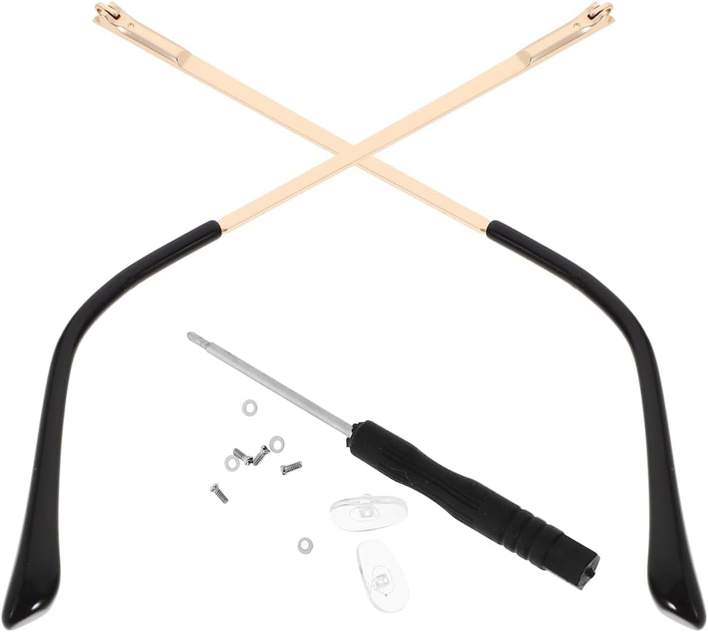 Universal Glasses Arm Replacement Metal Spring Leg Accessories for Eyeglasses Repair Kit Comfortable Fit Durable Eyeglass Temples for Sunglasses Reading Glasses