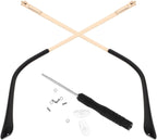 Universal Glasses Arm Replacement Metal Spring Leg Accessories for Eyeglasses Repair Kit Comfortable Fit Durable Eyeglass Temples for Sunglasses Reading Glasses