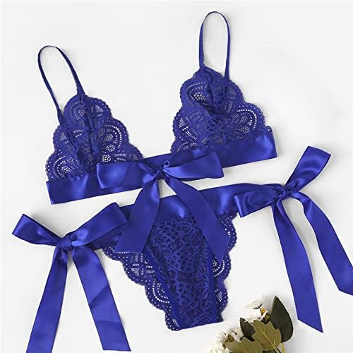 Women Lingerie Set Sexy Lace Bra and Panty Set Bralette Lingerie 2 Piece Babydoll Bodysuit Naughty Slutty Sleepwear