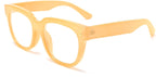 FEISEDY Retro Square Thick Big Frame Blue Light Blocking Reading Glasses Anti Glare Digital Eyestrain Reader B2523
