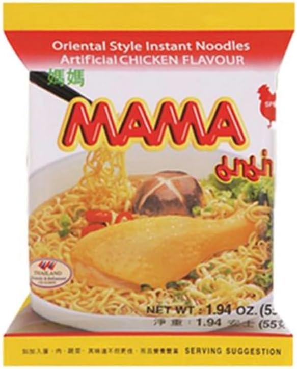 MAMA Oriental Style Instant Noodles (Artificial Chicken Flavor), 1.94 Ounce each (Pack of 20)