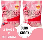 Bubs Goody Candy Ovals Godis Pack (2 pack - Strawberry/Vanilla)