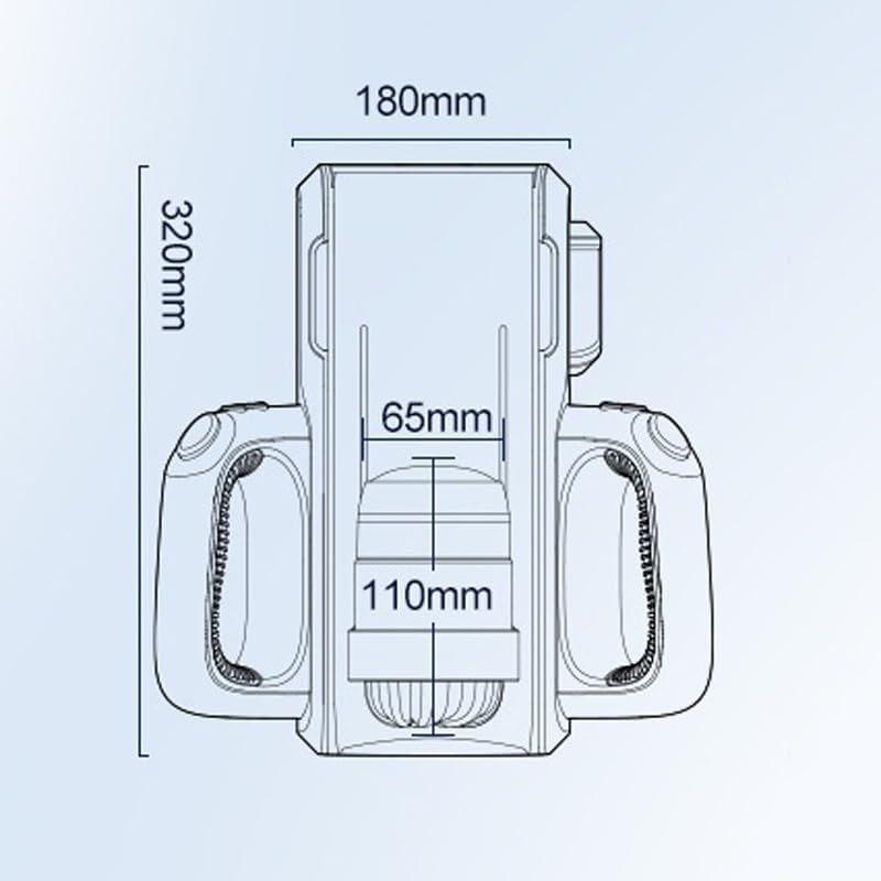 JITEM Fully Automatic Men's Fitness Equipment, Dual Handles, Intelligent Multi-Frequency, size