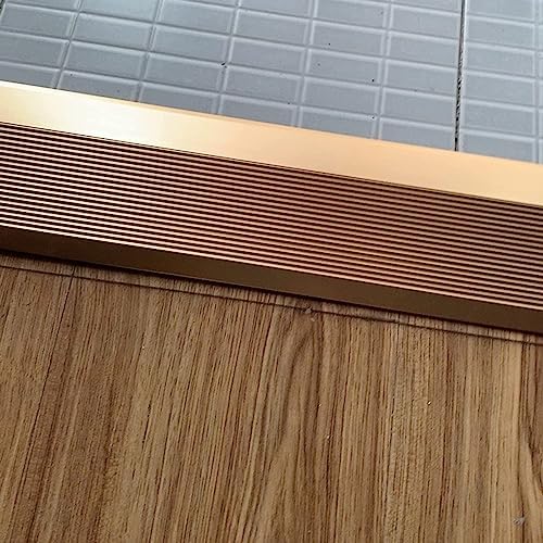 Doorway Uneven Floor Transition Strip, 10cm Wide Floor Transition Strip,Door Threshold Reducer for Uneven Floors,Aluminum Edge Trimmer for Hardwood/Laminate/Vinyl Flooring
