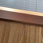 Doorway Uneven Floor Transition Strip, 10cm Wide Floor Transition Strip,Door Threshold Reducer for Uneven Floors,Aluminum Edge Trimmer for Hardwood/Laminate/Vinyl Flooring