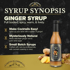 Liquid Alchemist Ginger Syrup for Cocktails - Real Ingredients Make our Liquid Ginger Puree for Cocktails the Perfect Moscow Mule Syrup - Our Non-GMO Vegan Drink Mixer Lasts Up to 2 Years (12.7 oz)