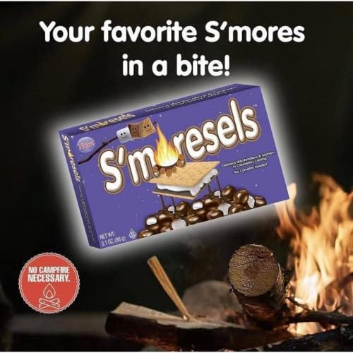Cookie Dough Bites S'Moresels Marshmallow and Graham Cracker, 3.1 Ounce (Pack of 12)