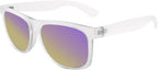 Full Reader Sunglasses Women Men, Womens Mens Reading Sun Glasses Mirroed Pink Blue Lenses Outdoor Not Bifocal Mirrored Purple, 1.0