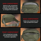 Vertx Long Walks MP Waist Pack - 2L Tactical Fanny Pack in Ultra-Light Ripstop Nylon with Water-Resistant Finish