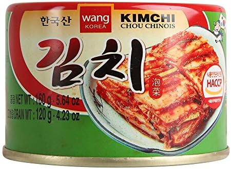 Wang Korean Canned Kimchi, 5.64 Ounce, Pack of 12