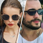 BILIONE Eyeglass Strap, 6Pcs Premium Glasses Holder Chains, Multicolor Eyewear Retainer for Women Men and Kids