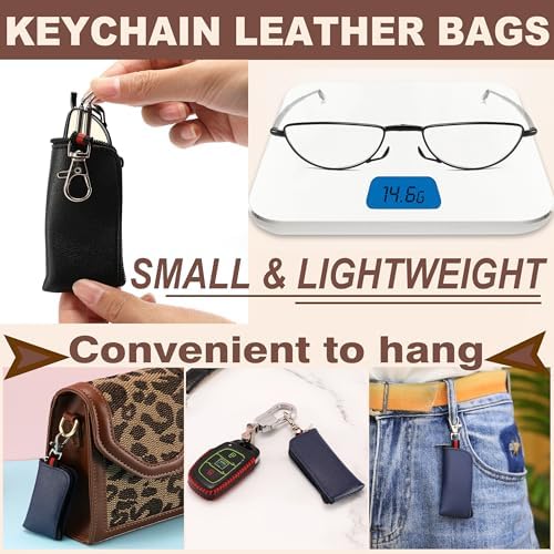 touk Foldable Reading Glasses Anti Blue Light, Soft Nose Pad Spring Hinge Compact Readers Portable Case for Men Women 2 Pack