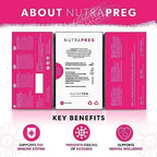 NUTRAPREG - Pregnancy Tea | Morning Sickness Tea - Help Ease Nausea & Support Mothers Wellbeing - Includes Ginger,Peppermint & Chamomile - 120 Enveloped Tea Bags - by Nutra Tea - Herbal Tea - (6 Pack)